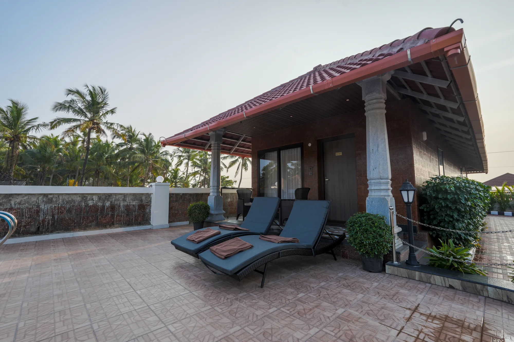 Casa Marina outdoor terrace